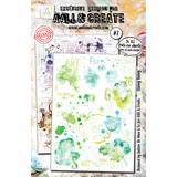 Aall and Create Rub-Ons A5 Stainy Rainy (AALL-RO-007)