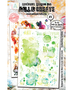 Aall and Create Rub-Ons A5 Enchanting Larking (AALL-RO-008)