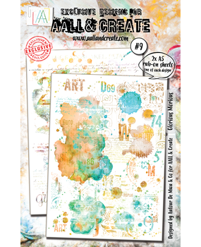 Aall and Create Rub-Ons A5 Glorious Morious (AALL-RO-009)