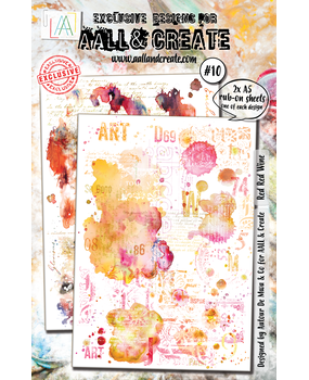 Aall and Create Rub-Ons A5 Red Red Wine (AALL-RO-010)