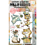 Aall and Create Stamp Set A6 Alleycat Acrocats (AALL-TP-1123) (DISCONTINUED)