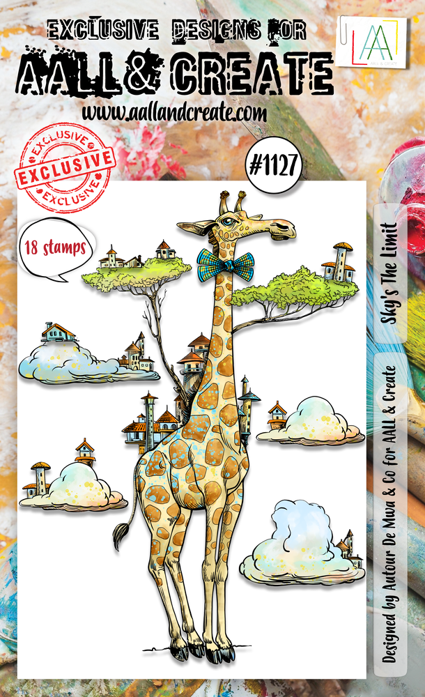 Aall and Create Stamp Set A6 Sky's The Limit (AALL-TP-1127) (DISCONTINUED)