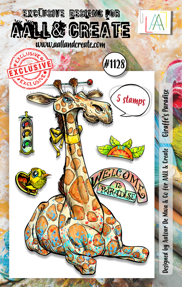 Aall and Create Stamp Set A7 Giraffe's Paradise (AALL-TP-1128) (DISCONTINUED) Aall and Create Stamp Set A7 Giraffe's Paradise (AALL-TP-1128) (DISCONTINUED)