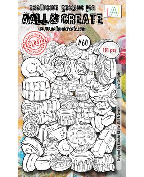 Aall and Create Ephemera Die-Cuts A6 Iced Delights (AALL-EP-060) (DISCONTINUED)