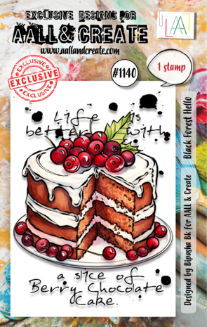 Aall and Create Stamp Set A7 Black Forest Hello (AALL-TP-1140) (DISCONTINUED) Aall and Create Stamp Set A7 Black Forest Hello (AALL-TP-1140) (DISCONTINUED)