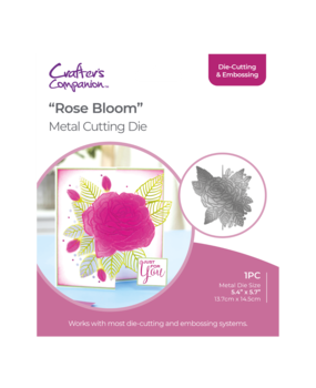 Gemini Half Create-a-Card Dies Rose Bloom (GEM-MD-CAD-RBLO) (DISCONTINUED)