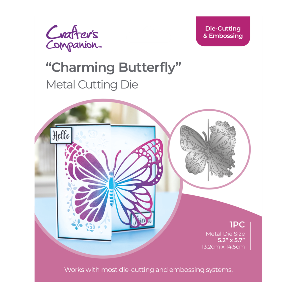 Gemini Half Create-a-Card Dies Charming Butterfly (GEM-MD-CAD-CHBU) (DISCONTINUED) Gemini Half Create-a-Card Dies Charming Butterfly (GEM-MD-CAD-CHBU) (DISCONTINUED)