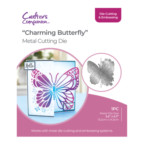 Gemini Half Create-a-Card Dies Charming Butterfly (GEM-MD-CAD-CHBU) (DISCONTINUED) Gemini Half Create-a-Card Dies Charming Butterfly (GEM-MD-CAD-CHBU) (DISCONTINUED)