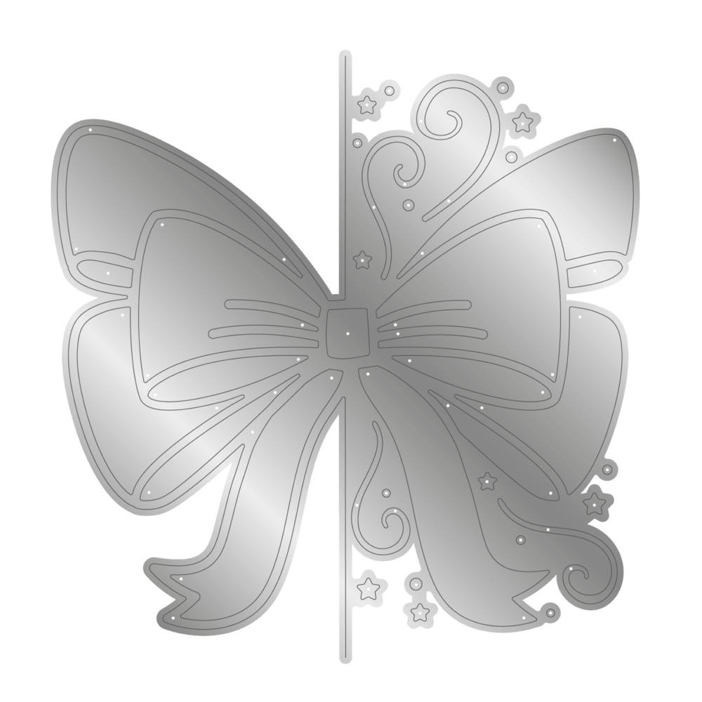 Gemini Half Create-a-Card Dies Bonny Bow (GEM-MD-CAD-BOBO) (DISCONTINUED) Gemini Half Create-a-Card Dies Bonny Bow (GEM-MD-CAD-BOBO) (DISCONTINUED)