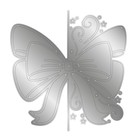 Gemini Half Create-a-Card Dies Bonny Bow (GEM-MD-CAD-BOBO) (DISCONTINUED) Gemini Half Create-a-Card Dies Bonny Bow (GEM-MD-CAD-BOBO) (DISCONTINUED)