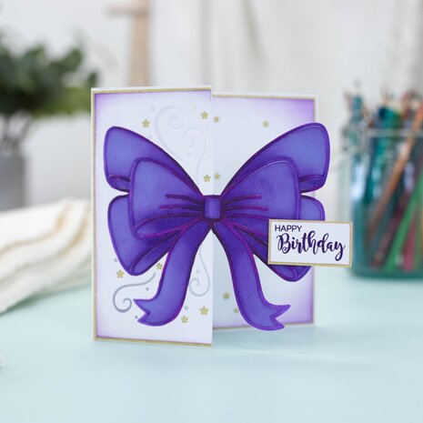 Gemini Half Create-a-Card Dies Bonny Bow (GEM-MD-CAD-BOBO) (DISCONTINUED) Gemini Half Create-a-Card Dies Bonny Bow (GEM-MD-CAD-BOBO) (DISCONTINUED)