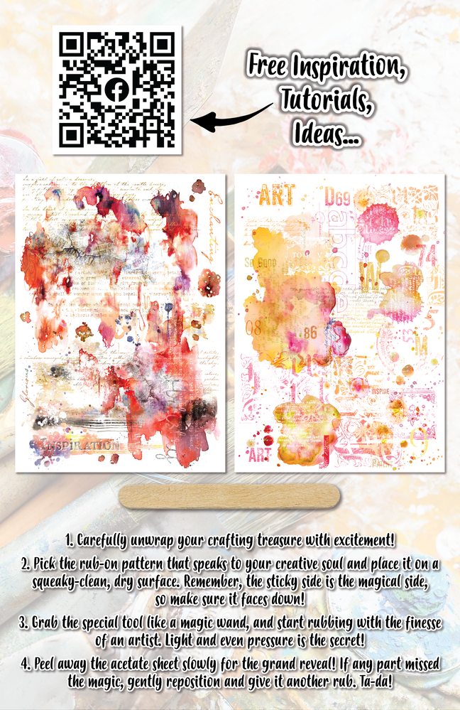 Aall and Create Rub-Ons A5 Red Red Wine (AALL-RO-010)