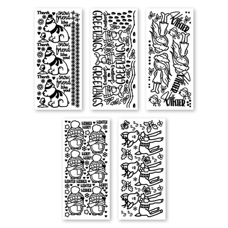 JEJE Produkt Krazy Kreations Stickers Snow Friends (5pcs) (6.2312) (DISCONTINUED) JEJE Produkt Krazy Kreations Stickers Snow Friends (5pcs) (6.2312) (DISCONTINUED)