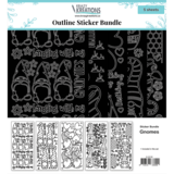 JEJE Produkt Krazy Kreations Stickers Gnomes (5pcs) (6.2318) (DISCONTINUED)