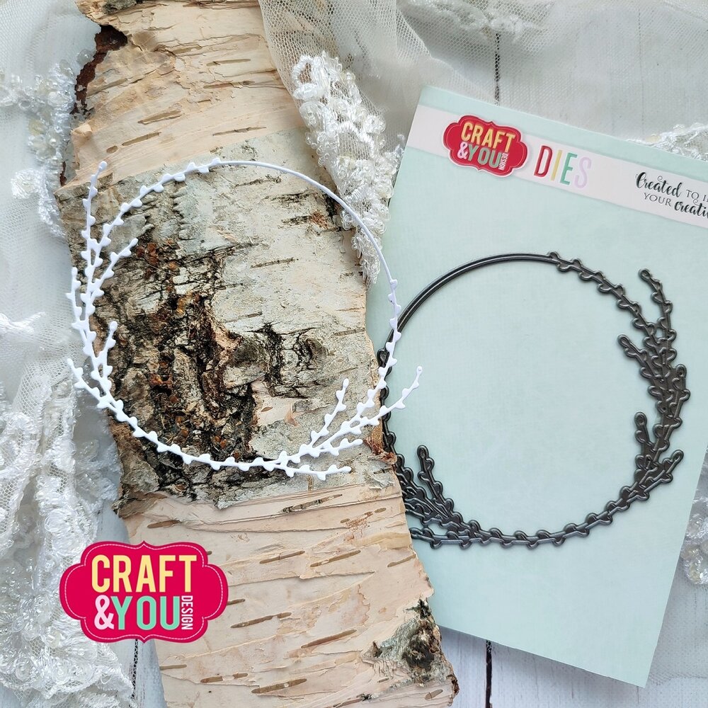 Craft & You Design Catkins Wreath Dies (CYD-CW271)