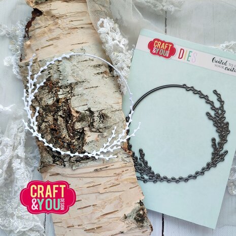 Craft & You Design Catkins Wreath Dies (CYD-CW271)