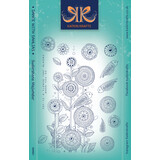 Katkin Krafts Dance With Dahlias A5 Clear Stamp Set (KK0061) (OUTLET)