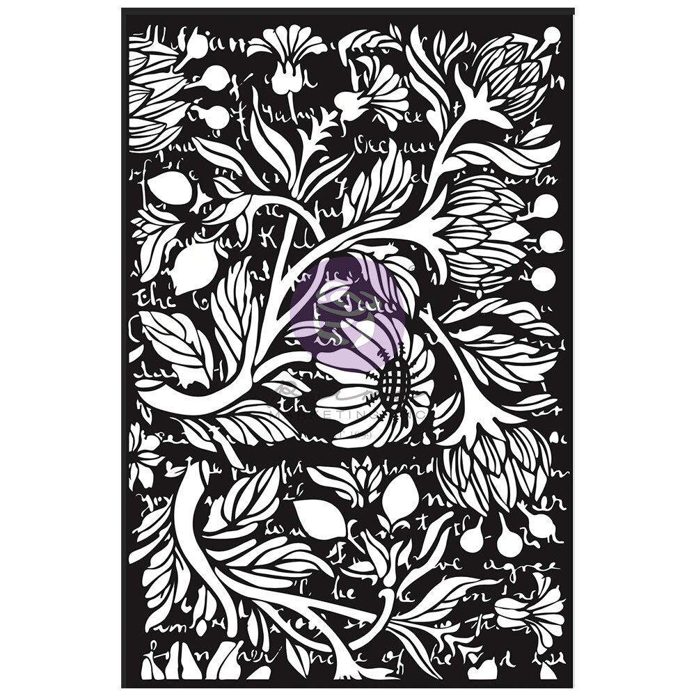 Finnabair Secret Letters 6x9 Inch Stencils (969905) (DISCONTINUED)