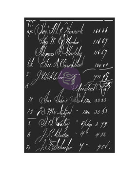 Finnabair Calculations 6x9 Inch Stencils (969882) (DISCONTINUED)