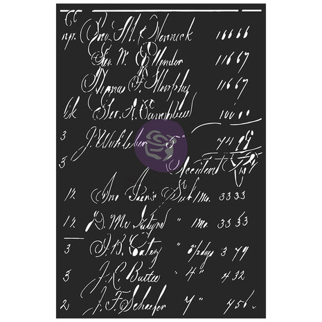 Finnabair Calculations 6x9 Inch Stencils (969882) (DISCONTINUED)