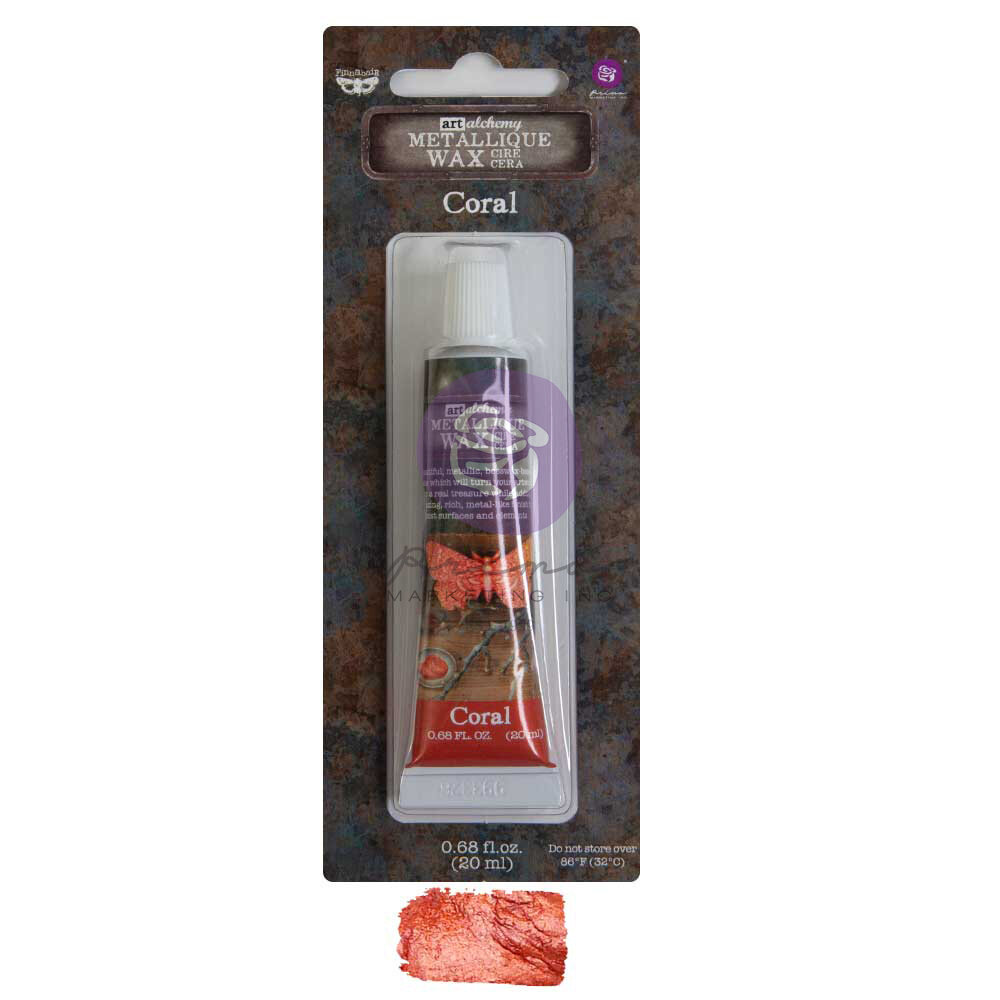 Finnabair Art Alchemy Metallique Wax Coral 20ml (969820) Finnabair Art Alchemy Metallique Wax Coral 20ml (969820)