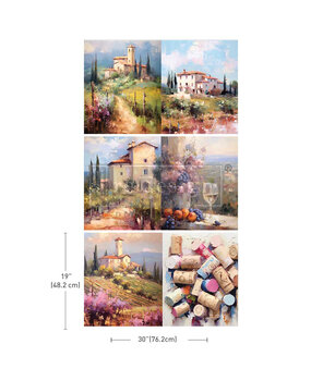 Re-Design with Prima Romantic Getaway 19.5x30 Inch Tissue Paper (3pcs) (671792) (DISCONTINUED)