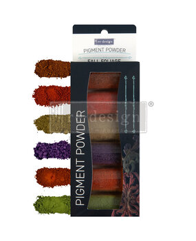 Re-Design with Prima Fall Foliage Decor Pigment Powder Set 6x5g (639099) (DISCONTINUED)