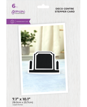 Gemini Stepper Card Metal Dies Deco Centre Stepper Card (GEM-MD-CAD-DCSC) (DISCONTINUED)