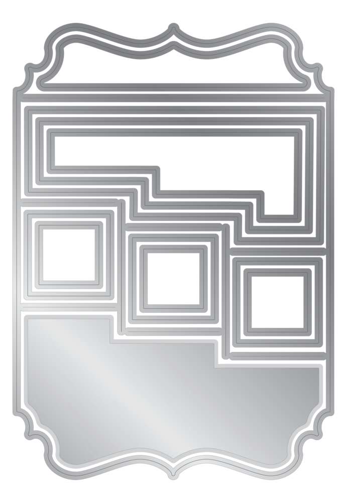 Gemini Stepper Card Metal Dies Triple Stepper Card (GEM-MD-CAD-TSC) (DISCONTINUED)