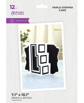 Gemini Stepper Card Metal Dies Triple Stepper Card (GEM-MD-CAD-TSC) (DISCONTINUED)