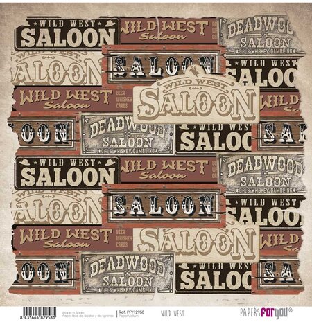 Papers For You Wild West Vellum Paper Pack (6pcs) (PFY-12956) (DISCONTINUED) Papers For You Wild West Vellum Paper Pack (6pcs) (PFY-12956) (DISCONTINUED)