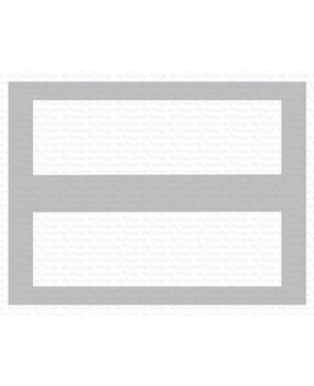 My Favorite Things Smart Mask - Horizontal Center Strip Stencil (ST-198) (DISCONTINUED)