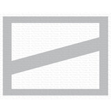 My Favorite Things Smart Mask - Horizontal Diagonal Center Strip Stencil (ST-199) (DISCONTINUED)