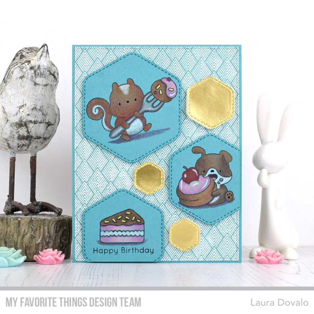 My Favorite Things Stitched Rounded Hexagon STAX Die-namics (MFT-2737) (DISCONTINUED)