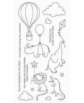 My Favorite Things Headed for the Stars Clear Stamps (CS-858) (DISCONTINUED)
