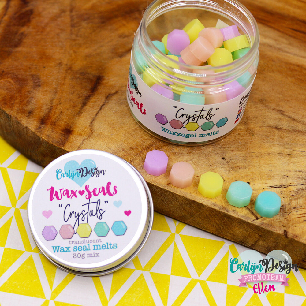CarlijnDesign Waxzegel Melts Crystals (CDWX-0063) (OUTLET) CarlijnDesign Waxzegel Melts Crystals (CDWX-0063) (OUTLET)