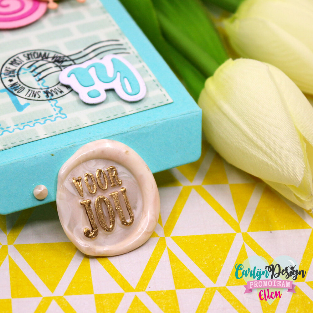 CarlijnDesign Wax Seal Stamp 42 Voor jou + Handle (CDWX-0067) CarlijnDesign Wax Seal Stamp 42 Voor jou + Handle (CDWX-0067)