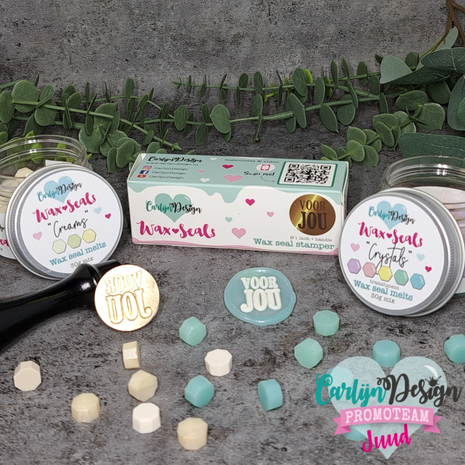 CarlijnDesign Wax Seal Stamp 42 Voor jou + Handle (CDWX-0067) CarlijnDesign Wax Seal Stamp 42 Voor jou + Handle (CDWX-0067)