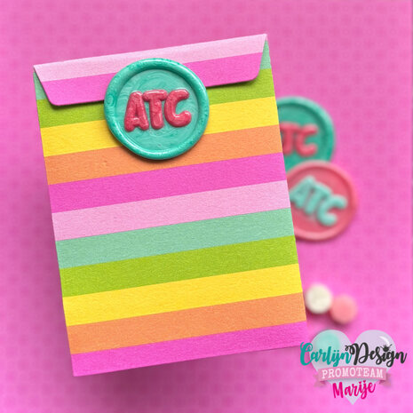 CarlijnDesign Waxzegel 40 ATC + Handvat (CDWX-0065) (OUTLET)