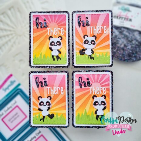 CarlijnDesign Stencils ATC Achtergrondjes (CDSC-0030)