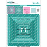 CarlijnDesign Snijmallen Vierkanten 2 (CDSN-0251)