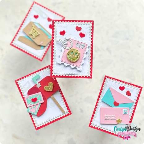 CarlijnDesign Dies ATC Rectangles Stitching (CDSN-0247) CarlijnDesign Dies ATC Rectangles Stitching (CDSN-0247)