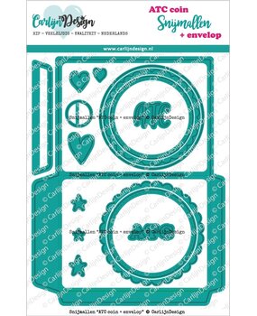 CarlijnDesign Dies ATC Coin Circles + Envelope (CDSN-0248) CarlijnDesign Dies ATC Coin Circles + Envelope (CDSN-0248)