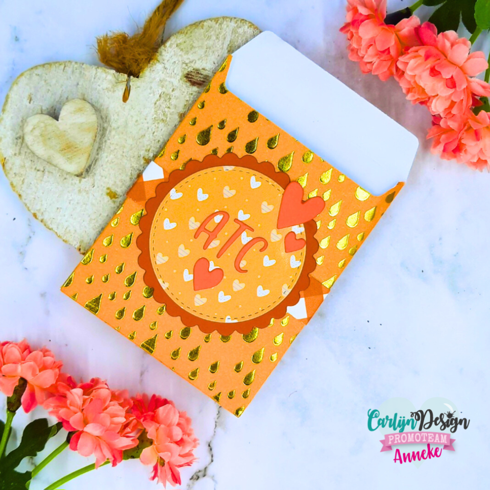 CarlijnDesign Snijmallen ATC Coin Cirkels + Envelop (CDSN-0248)