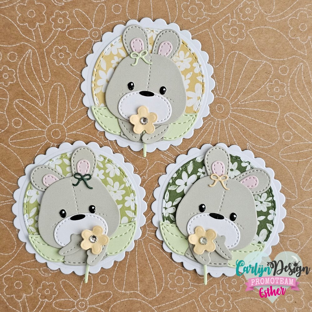 CarlijnDesign Snijmallen ATC Coin Cirkels + Envelop (CDSN-0248)