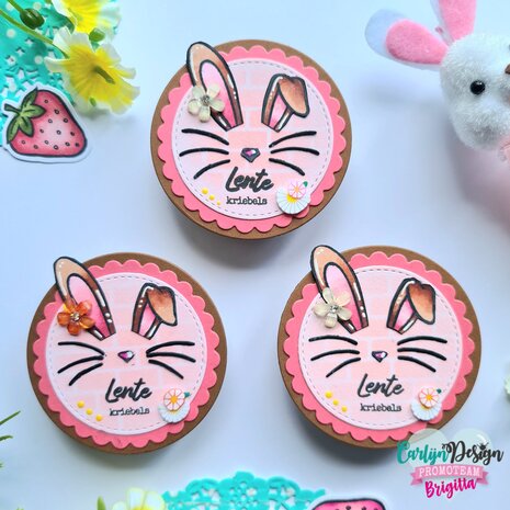 CarlijnDesign Snijmallen ATC Coin Cirkels + Envelop (CDSN-0248)