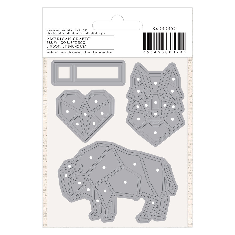 American Crafts Cedar House Dies (4pcs) (34030350) (OUTLET) American Crafts Cedar House Dies (4pcs) (34030350) (OUTLET)