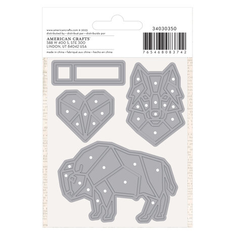 American Crafts Cedar House Dies (4pcs) (34030350) (OUTLET) American Crafts Cedar House Dies (4pcs) (34030350) (OUTLET)