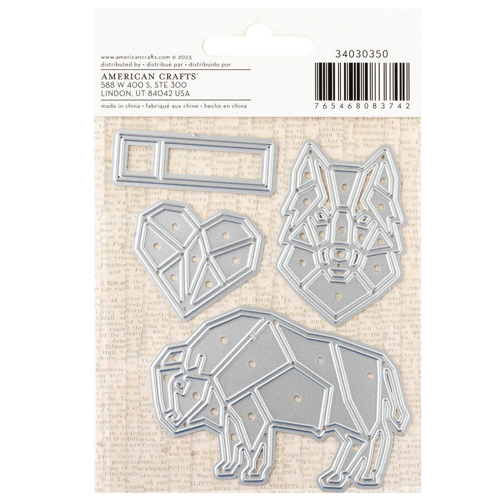 American Crafts Cedar House Dies (4pcs) (34030350) (OUTLET) American Crafts Cedar House Dies (4pcs) (34030350) (OUTLET)