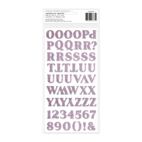 American Crafts Dreamer Thickers Glitter Foam Letter Sticker (119pcs) (34025906) (OUTLET) American Crafts Dreamer Thickers Glitter Foam Letter Sticker (119pcs) (34025906) (OUTLET)